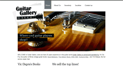 Desktop Screenshot of guitargallery.tv