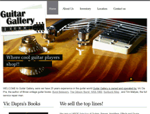 Tablet Screenshot of guitargallery.tv